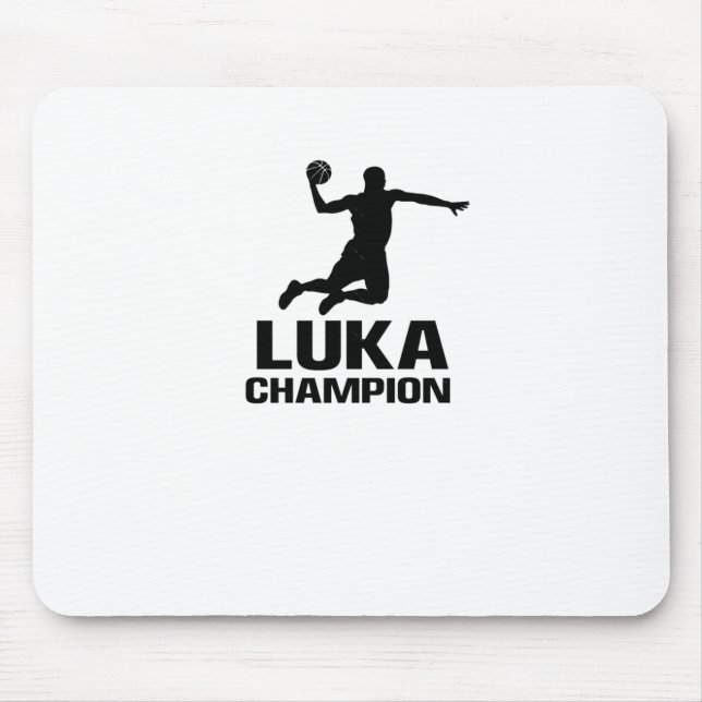 Luka Custom Player Basketball Your Name Champion  Mouse Pad (Front)