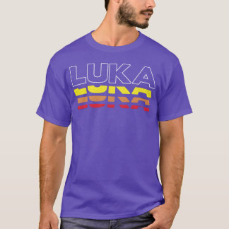 Luka First Name Funny Vintage Sunset Luka vintage T-Shirt