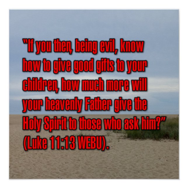 Luke 11:13 WEBU Poster (Front)