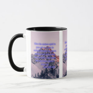 Luke 11:24 KJV Bible Verse Pic Two-Tone Mug