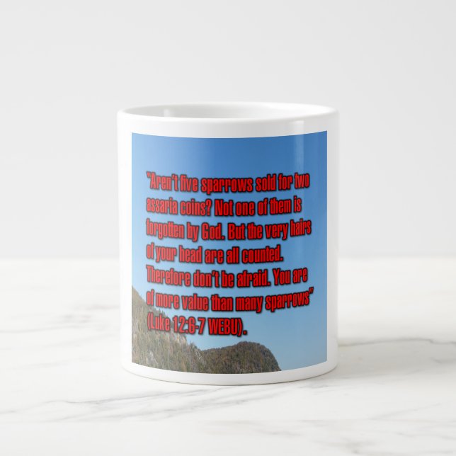 Luke 12:6-7 WEBU Mug (Front)