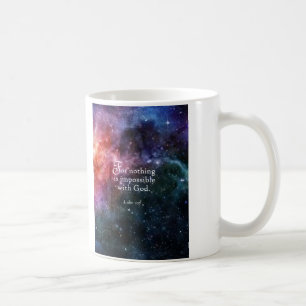 Luke 1:37 coffee mug