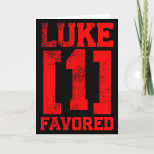 Luke 1 Favored Christian Inspirational Card