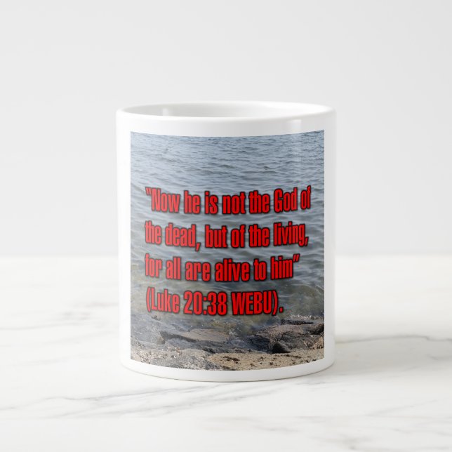 Luke 20:38 WEBU Mug (Front)