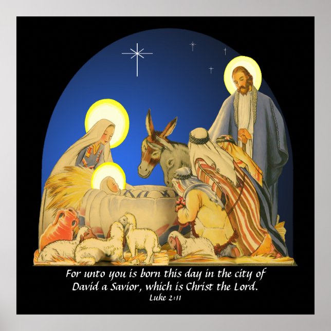 Luke 2:11  poster (Front)