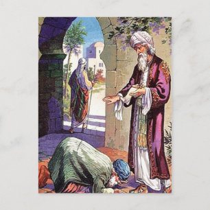 Luke 7:40-50 A Story About Forgiving postcard