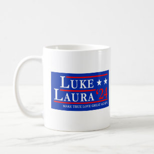 Luke and Laura 2024 True Love Candidates Coffee Mug