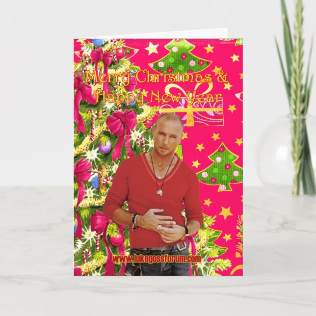 Luke Goss Christmas card 2009 (Front)