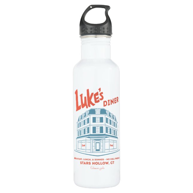 Luke’s Diner Stars Hollow Design 710 Ml Water Bottle (Front)
