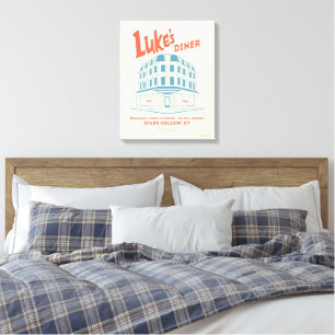Luke’s Diner Stars Hollow Design Canvas Print