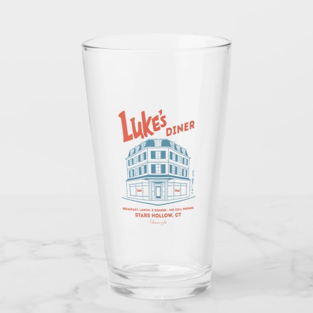 Luke’s Diner Stars Hollow Design Glass (Front)