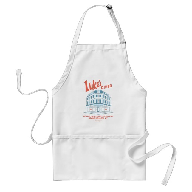 Luke’s Diner Stars Hollow Design Standard Apron (Front)