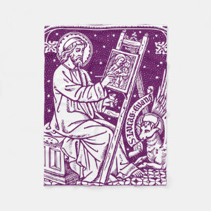 Luke the Evangelist Fleece Blanket
