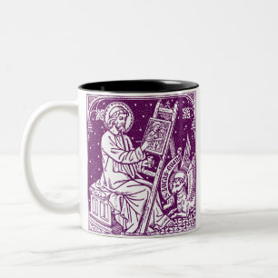 Luke the Evangelist Two-Tone Coffee Mug
