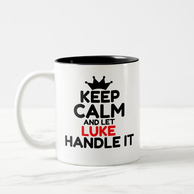 LUKE Two-Tone COFFEE MUG (Left)