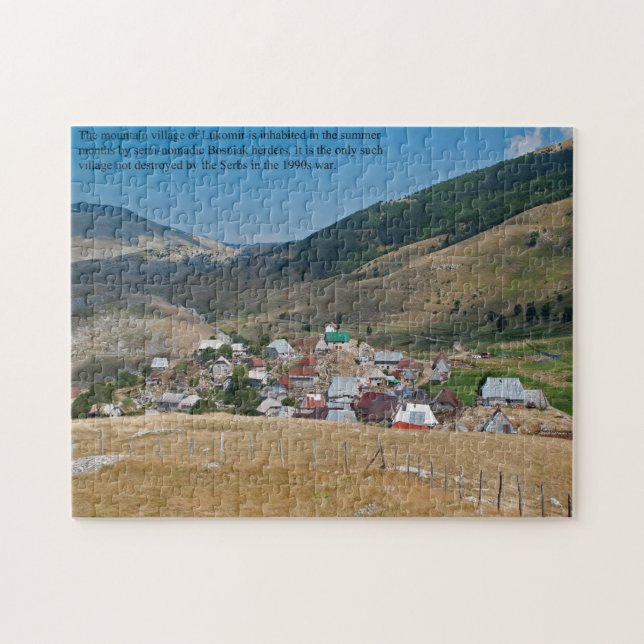 Lukomir Bosnia Mountain Village Jigsaw Puzzle (Horizontal)