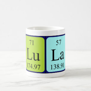 Lula periodic table name mug