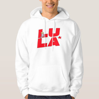 Lula Typography Art - Brazilian President Hoodie