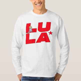 Lula Typography Art - Brazilian President T-Shirt