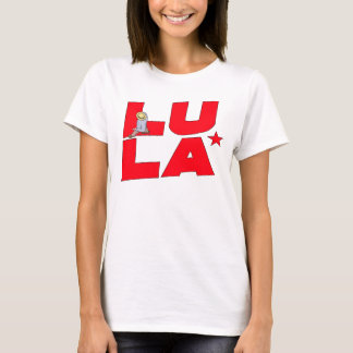 Lula Typography Art - Brazilian President T-Shirt
