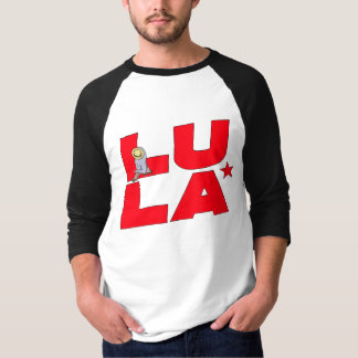 Lula Typography Art - Brazilian President T-Shirt