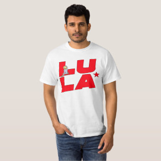 Lula Typography Art - Brazilian President T-Shirt