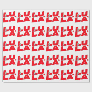 Lula Typography Art - Brazilian President Wrapping Paper