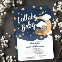 Lullaby Baby Sloth Moon Baby Shower By Mail