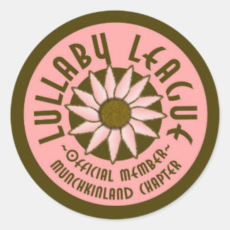 Lullaby League Classic Round Sticker