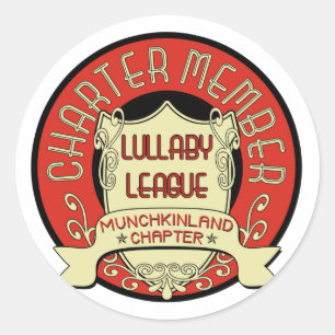 Lullaby League Classic Round Sticker