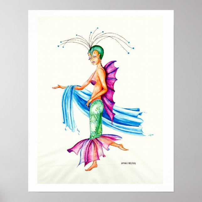 Lulu - Another Fish Story Fine Art Poster (Front)