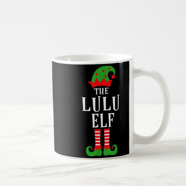 Lulu Elf Family Matching Group Christmas Gift Funn Coffee Mug (Right)