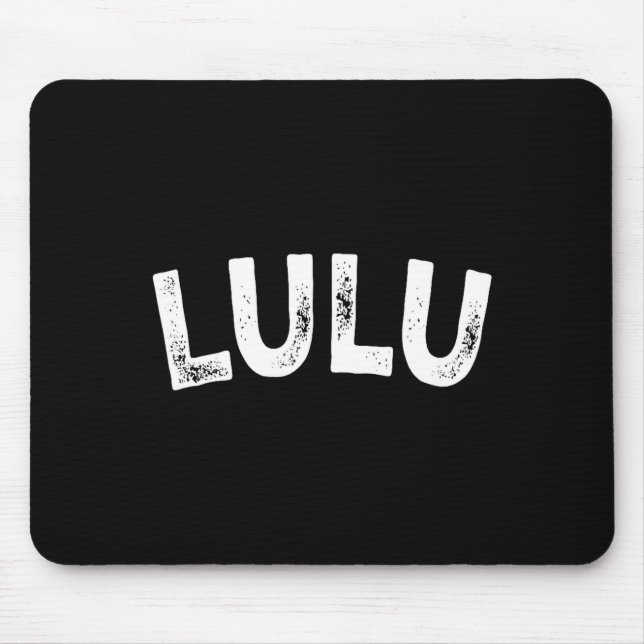 Lulu  mouse pad (Front)