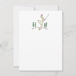 Lulu Notes / Golf Outing / 4.5 x 6.25 Flat Card