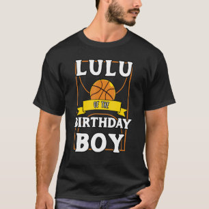 Lulu Of The Birthday Baller Basketball Bday Party T-Shirt