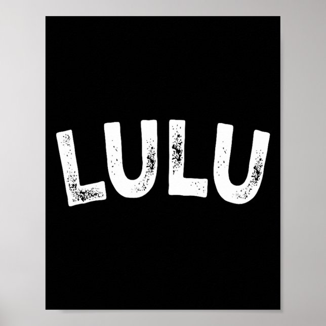 Lulu  poster (Front)