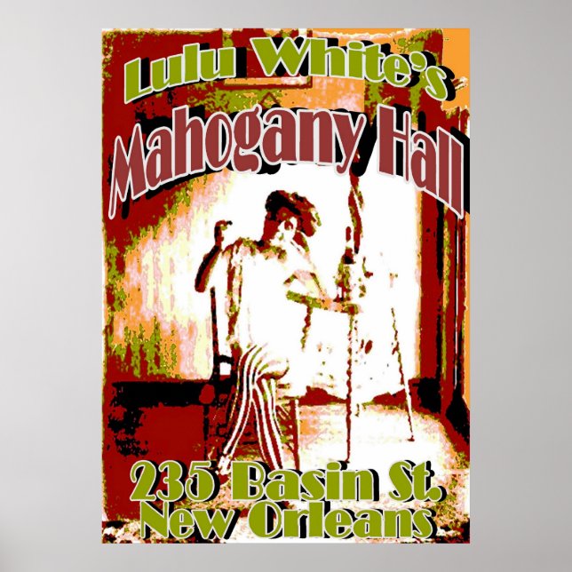 Lulu Whites Brothel New Orleans Poster (Front)