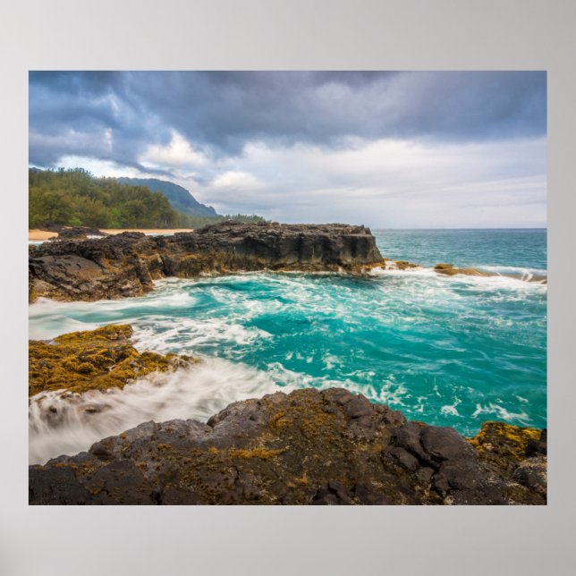 Lumaha'i Beach, Kauai, Hawaii  Poster (Front)