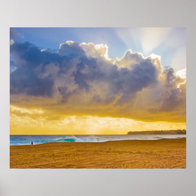 Lumahai Beach, Kauai, Hawaii Poster (Front)