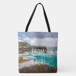Lumaha'i Beach, Kauai, Hawaiian Beach Bag