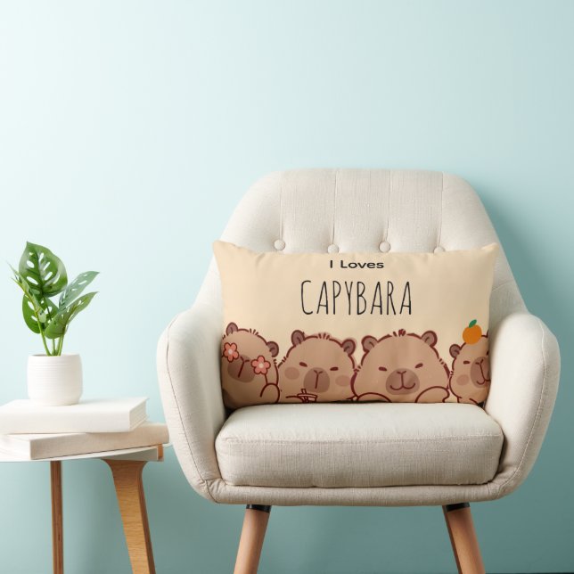 Lumbar Cushion of Capibaras tender (Chair)