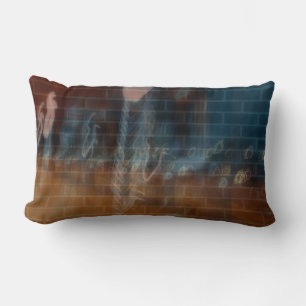 Lumbar Pillow Abstract Brown Design