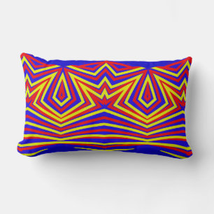 Lumbar Pillow, An elegant multico fabric design   Cushion
