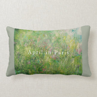 Lumbar Pillow: April in Paris Cushion