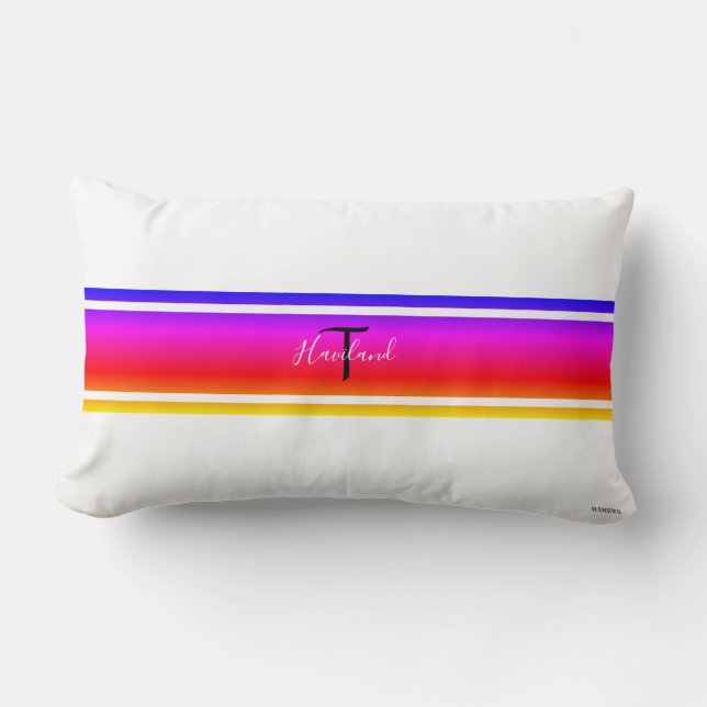 Lumbar Pillow HAMbyWG - Neon (Front)