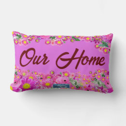 Lumbar Pillow (Pink Flower Mix) RFPMDesigns ©️2024