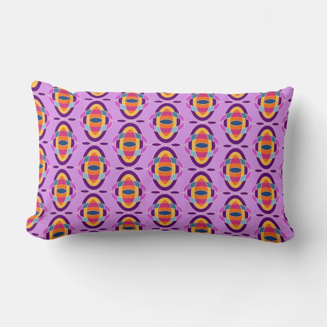 Lumbar throw pillow design  (Front)