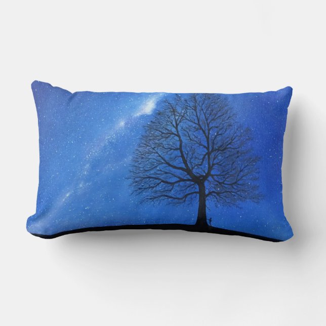 Lumbar Throw Pillow - "The Heavens Declare" (Front)