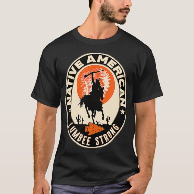 Lumbee Tribe Native American Indian Pride Art T-Shirt (Front)