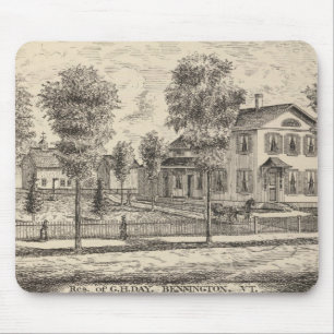Lumber and Grist Mills in Arlington Vermont Mouse Pad